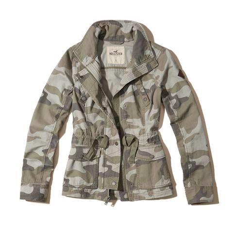 Military Twill Shirt Jacket