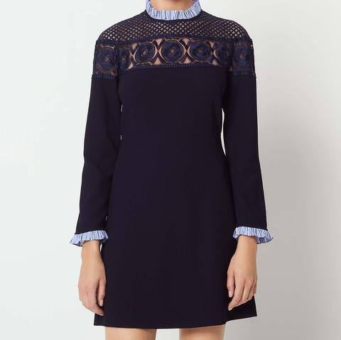 robe courte col montant