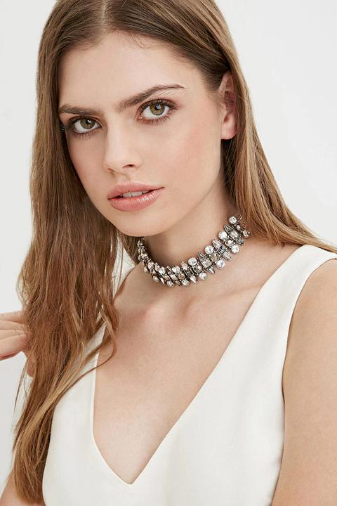 Rhinestoned Choker