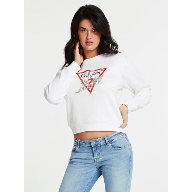 guess icon logo sweatshirt