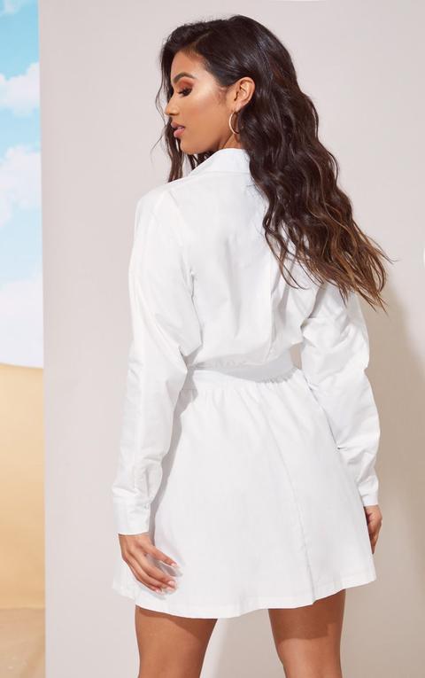white utility dress