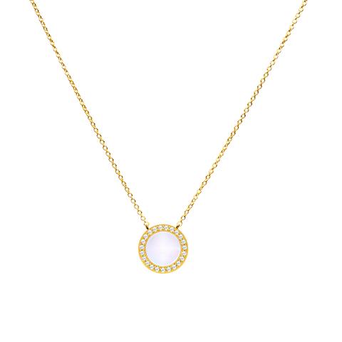 Shell Necklace Myra 18k Gold Plaqué