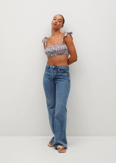 Crop Top Carreaux