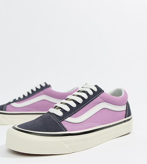 Vans - Anaheim Old Skool - Sneaker In Marine Und Lila - Navy