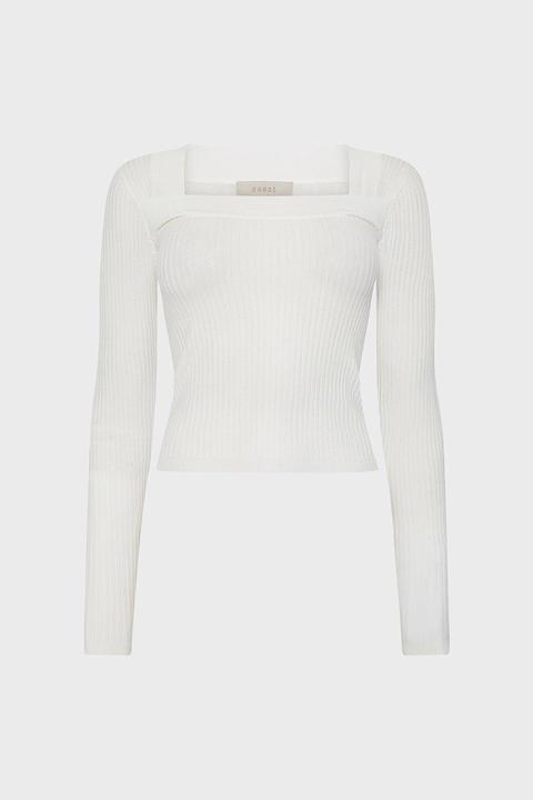 Coast Square Neck Knitted Top -