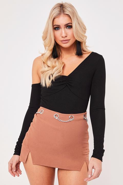 Camilla Camel Loop Chain Mini Skort