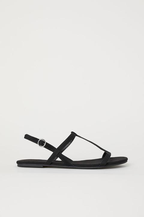 H & M - Sandali - Nero