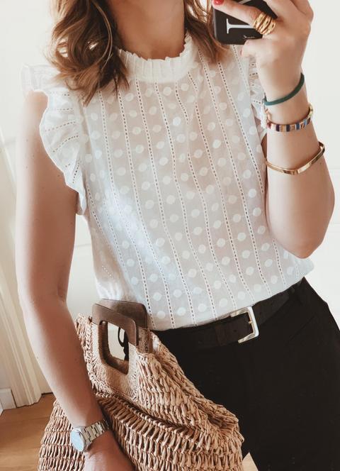 Blusa Dots Bordada (ref.3325)