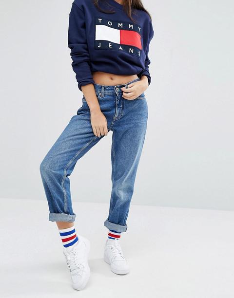 Tommy Jeans - Jean Mom-bleu