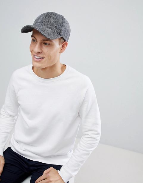 Esprit - Cappellino A Spina Di Pesce - Grigio