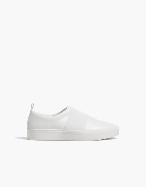 Sneakers Con Elastico Bianche Bianco