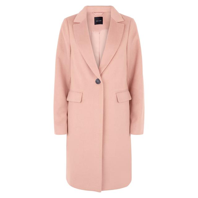 new look single breasted formal coat