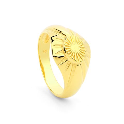 Gold Seal Ring - Joyas Online