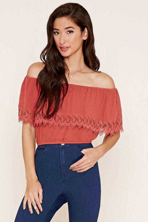 Crochet Off-the-shoulder Top