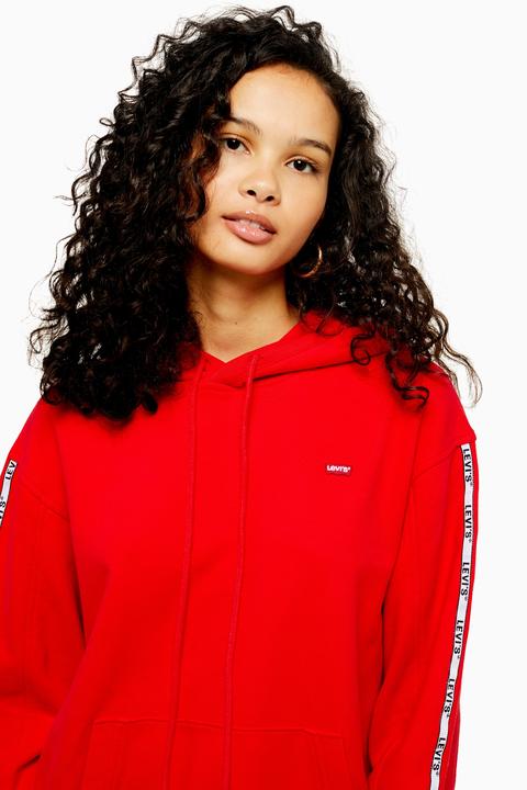 Womens Red Tape Hoodie By Levi's - Red 