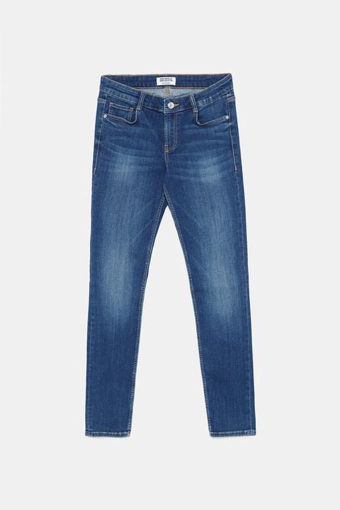 Figurformende Low-rise-jeans