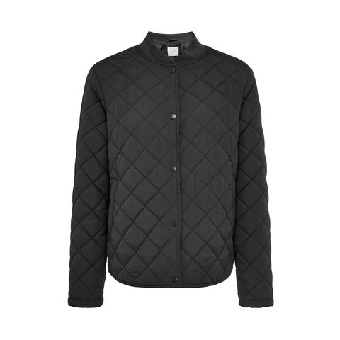 Black Short Quilted Jacket