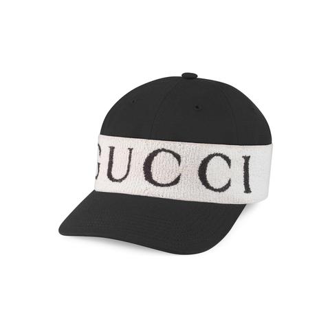 Cappellino Da Baseball Con Fascia Gucci