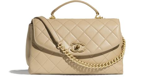 Flap Bag With Top Handle