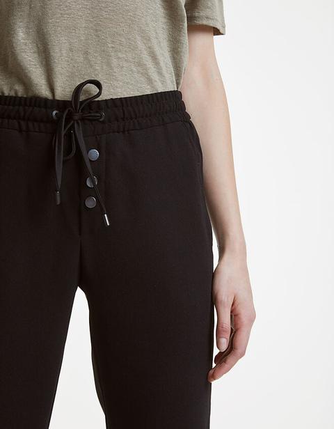 pantalon jogging noir femme