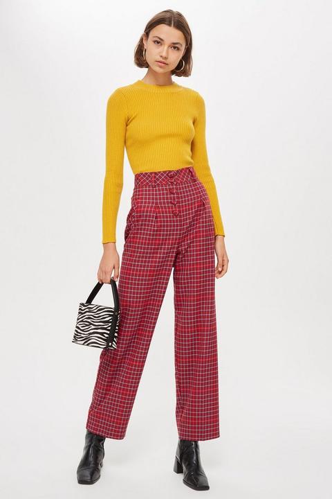 Check Slouch Trousers