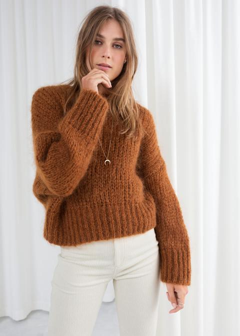 Mohair top sweater stories