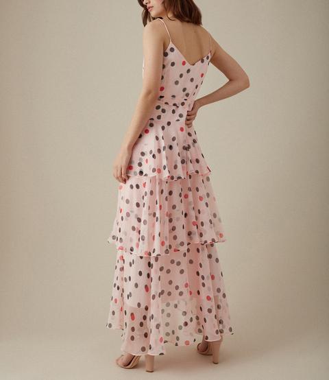 karen millen polka dot maxi dress