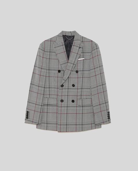 Blazer Cruzada Cuadros