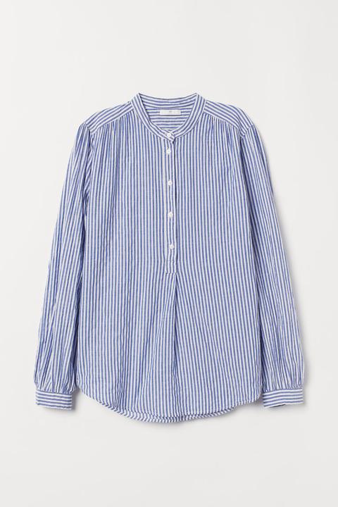 H & M - Camicetta A Righe - Blu