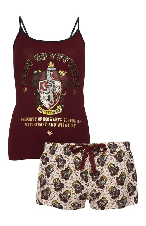 Harry Potter Gryfindor Cami Pj Set