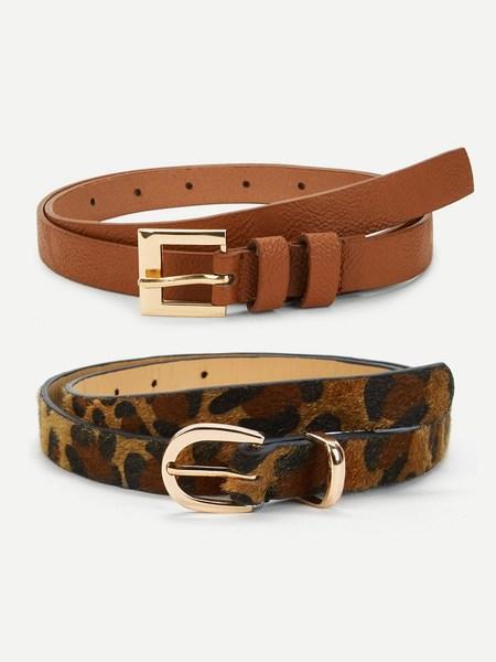 Leopard Gürtel 2pcs