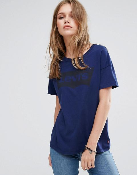 Levis - Authentic - T-shirt Con Logo - Blu