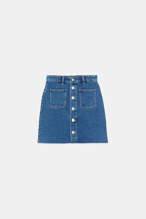 Falda Mini Denim