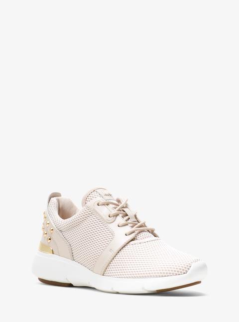 Sneaker Astor In Pelle E Rete Con Borchie