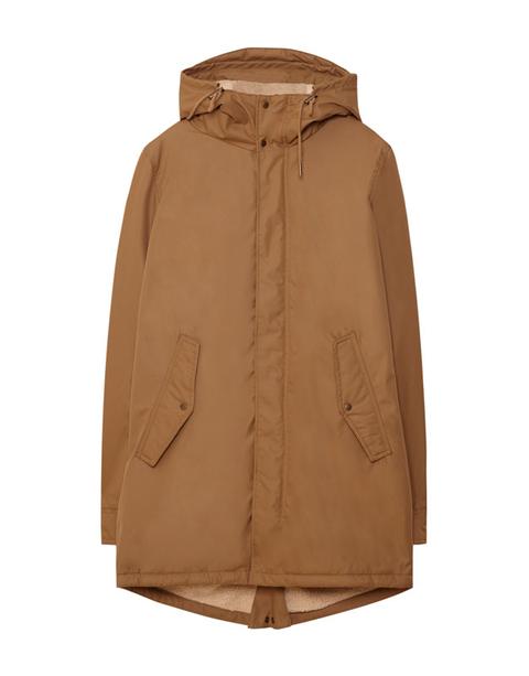 Parka Interior Borrego Capucha