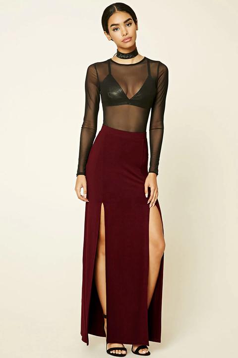 M-slit Maxi Skirt