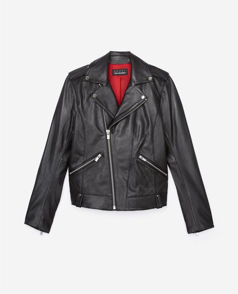 Black Lambskin Leather Jacket