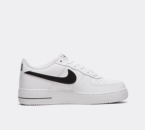 junior nike air force 1 white and black