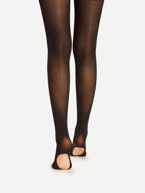 Collant Traparente Con Cut-out
