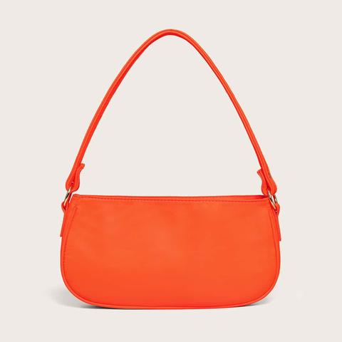 Orange discount baguette bag