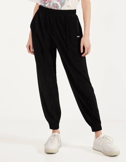 Pantalón Jogger De Terciopelo