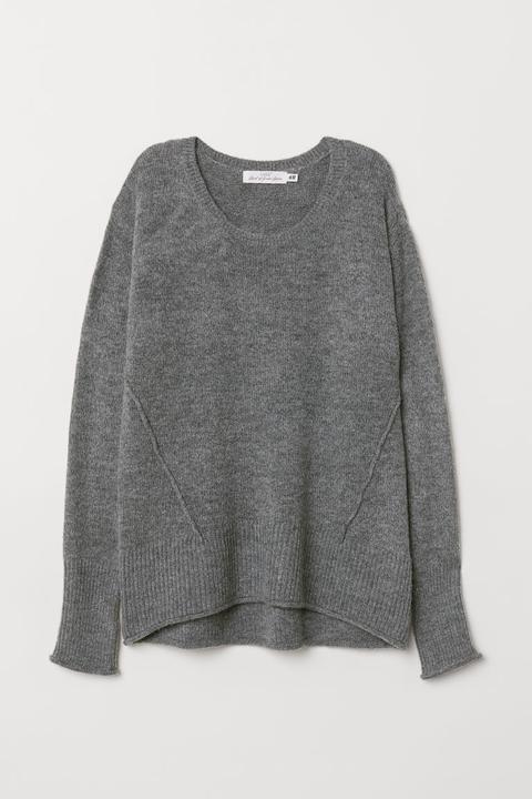 H & M - Pullover In Maglia - Grigio