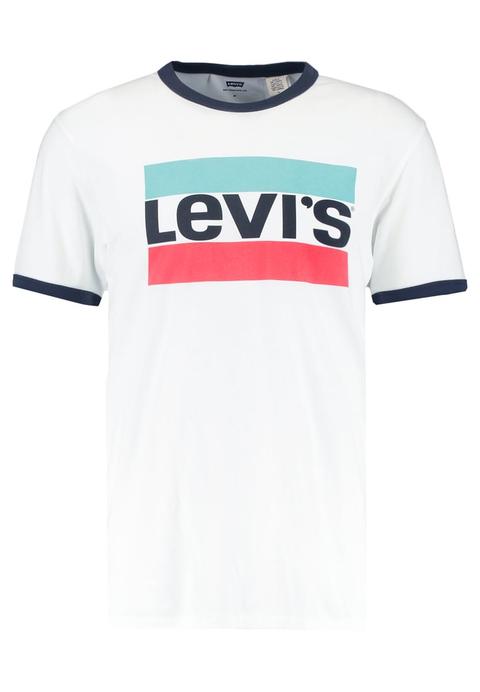 Levi's® Ringer Camiseta Print Olympic White