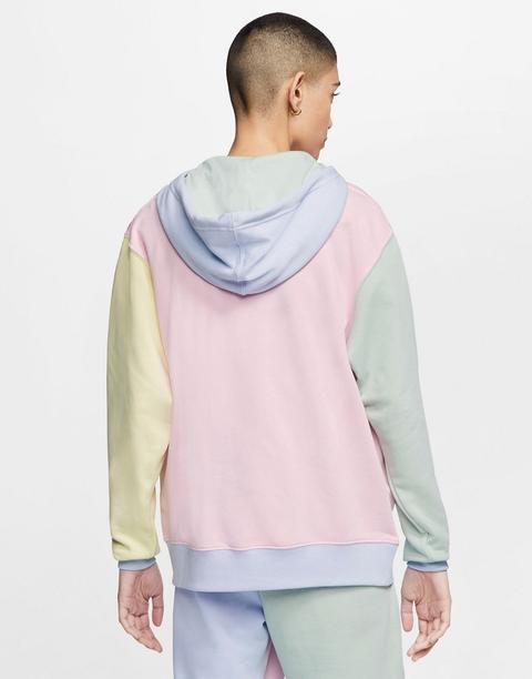 nike metallic swoosh oversized hoodie womens pastel