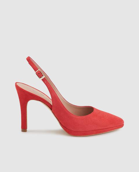 Recreación modelo mamífero Gloria Ortiz - Zapatos De Salón De Mujer Destalonados De Piel En Color Rojo  from El Corte Ingles on 21 Buttons
