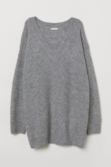 H & M - Jersey De Punto - Gris