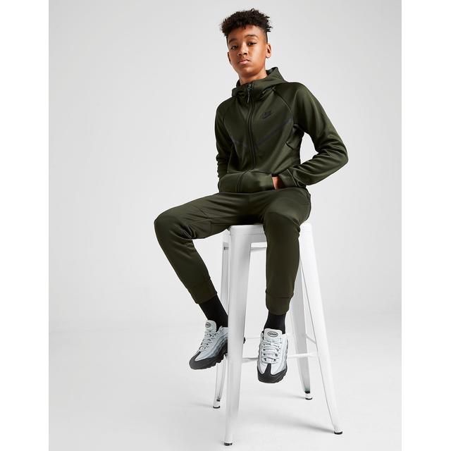 nike tech poly full zip hoodie junior
