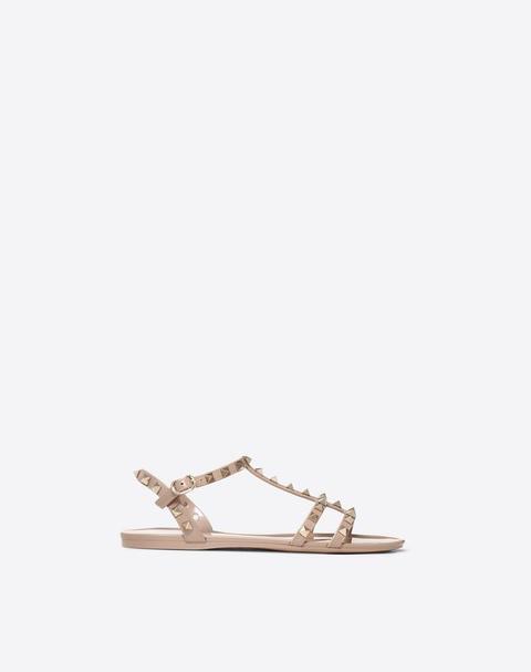 Rockstud Flat Rubber Sandals