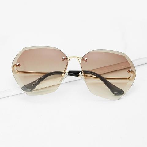 Gafas De Sol Oversize Sin Marco