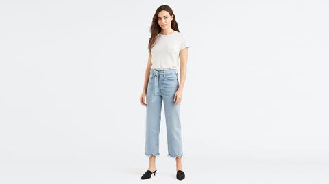 Ribcage Straight Ankle Jeans - Mittlere Waschung / Get It Done